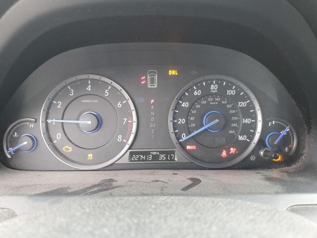 5J6TF1H55CL004639 - 2012 HONDA CROSSTOUR EXL ვერცხლისფერი ფოტო 9