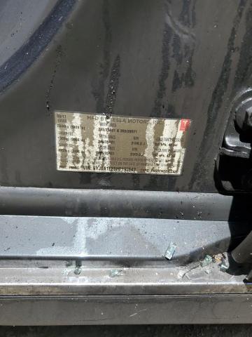 5YJSA1E26HF190843 - 2017 TESLA MODEL S დამწვარი ფოტო 12