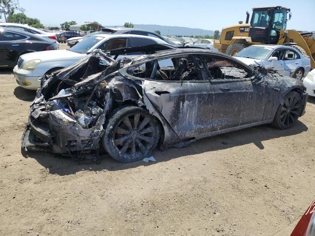 5YJSA1E26HF190843 - 2017 TESLA MODEL S დამწვარი ფოტო 3