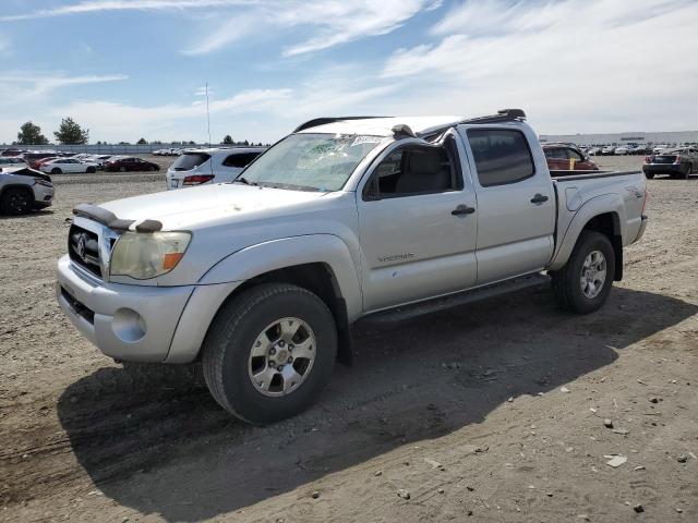 5TEJU62N25Z050216 - 2005 TOYOTA TACOMA DOUBLE CAB PRERUNNER SILVER photo 1