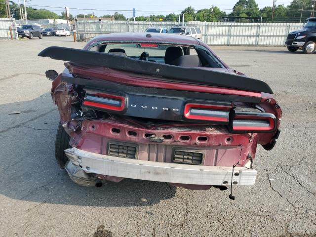 2C3CDZAGXKH603901 - 2019 DODGE CHALLENGER SXT MAROON photo 6