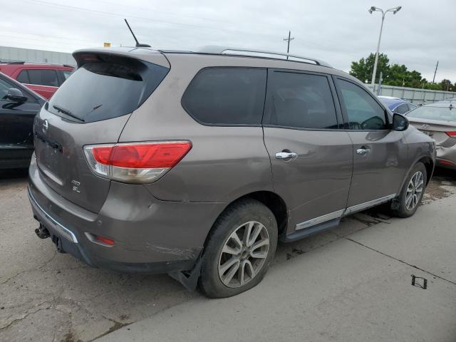 5N1AR2MM1EC605651 - 2014 NISSAN PATHFINDER S BROWN photo 3