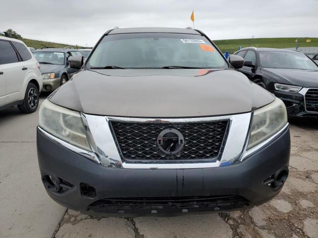 5N1AR2MM1EC605651 - 2014 NISSAN PATHFINDER S BROWN photo 5