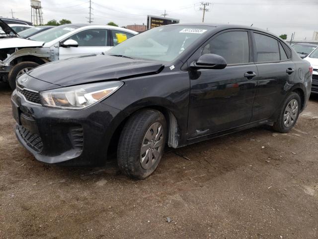 3KPA24AB8KE213729 - 2019 KIA RIO S BLACK photo 1