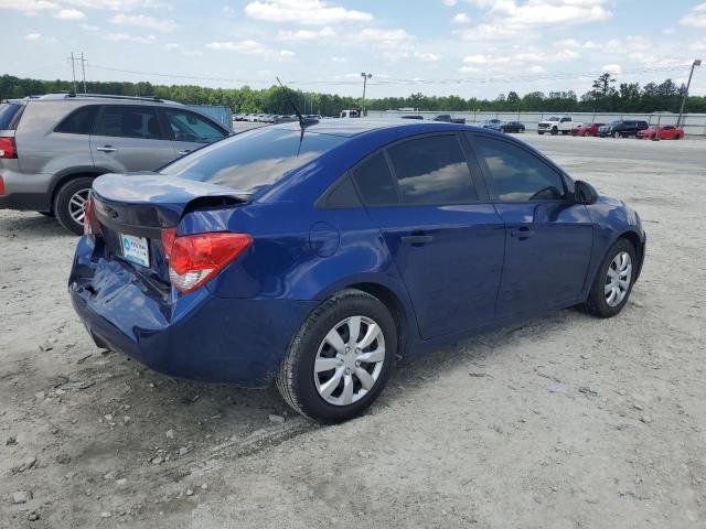 1G1PC5SH5C7171868 - 2012 CHEVROLET CRUZE LS BLUE photo 3