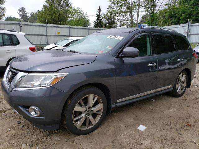 5N1AR2MM0DC675141 - 2013 NISSAN PATHFINDER S GRAY photo 1