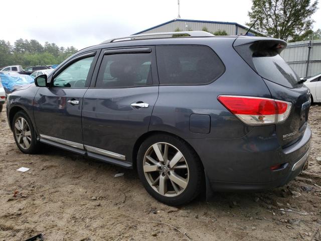 5N1AR2MM0DC675141 - 2013 NISSAN PATHFINDER S GRAY photo 2