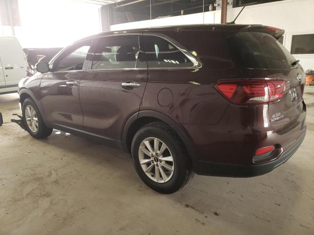 5XYPG4A32KG574025 - 2019 KIA SORENTO L MAROON photo 2