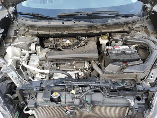 JN8AT2MT9GW001655 - 2016 NISSAN ROGUE S GRAY photo 12