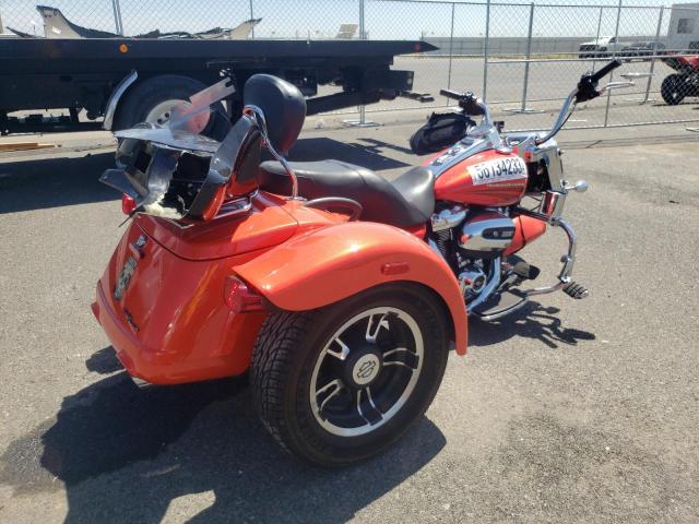 1HD1MCC39HB857609 - 2017 HARLEY-DAVIDSON FLRT FREE WHEELER ORANGE photo 4