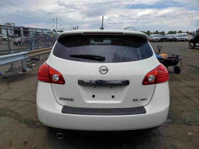 JN8AS5MV7BW310989 - 2011 NISSAN ROGUE S WHITE photo 6