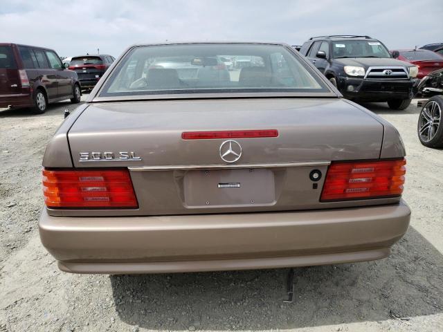 WDBFA66E0NF052485 - 1992 MERCEDES-BENZ 500 SL GOLD photo 6