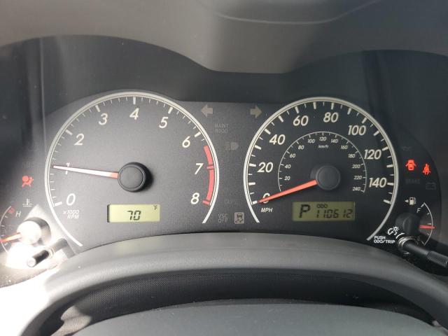 JTDBU4EE4A9118123 - 2010 TOYOTA COROLLA BASE Մոխրագույն լուսանկար 9