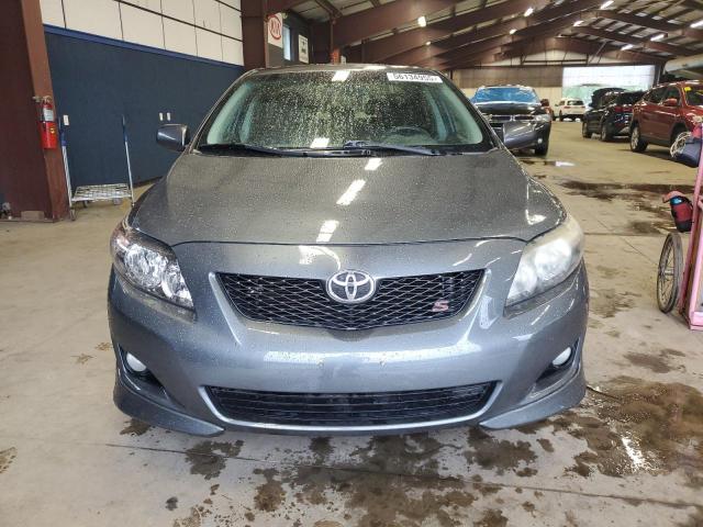 2T1BU4EE1AC420284 - 2010 TOYOTA COROLLA BASE GRAY photo 5
