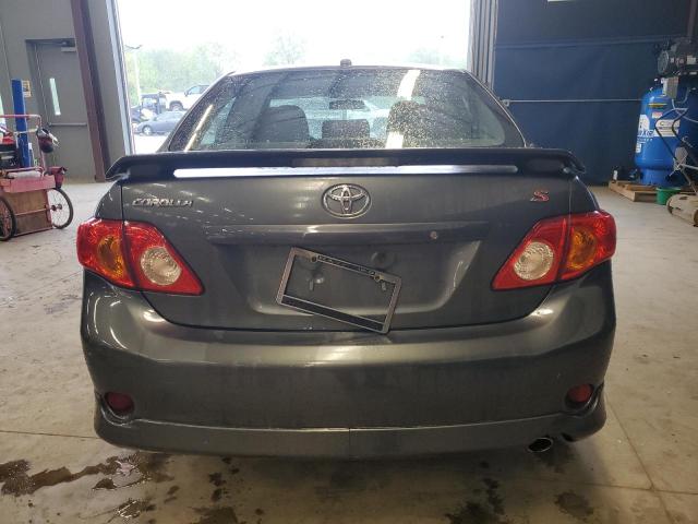 2T1BU4EE1AC420284 - 2010 TOYOTA COROLLA BASE GRAY photo 6