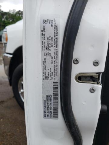 3C6UR5DL4NG422033 - 2022 RAM 2500 BIG HORN/LONE STAR WHITE photo 12