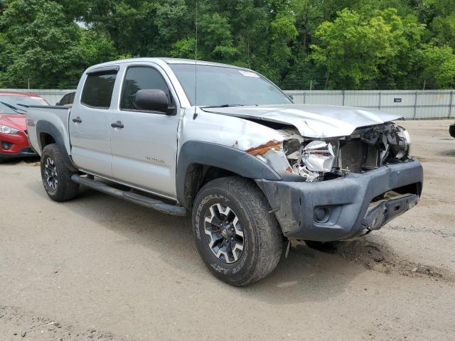 5TFLU4EN0DX057907 - 2013 TOYOTA TACOMA DOUBLE CAB SILVER photo 4