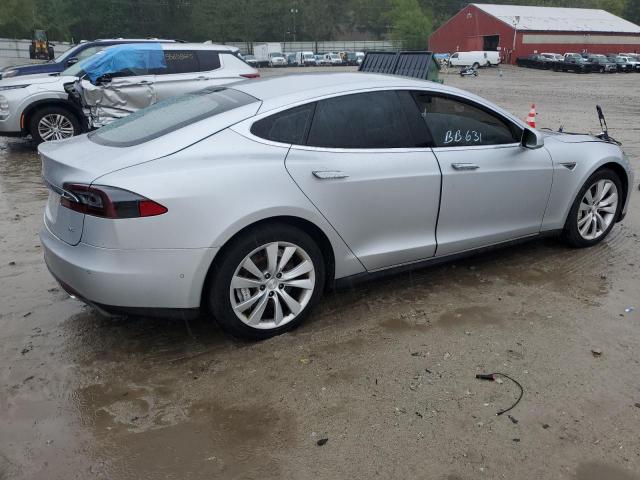 5YJSA1H10EFP55828 - 2014 TESLA MODEL S SILVER photo 3