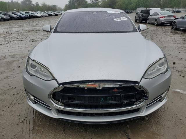 5YJSA1H10EFP55828 - 2014 TESLA MODEL S SILVER photo 5