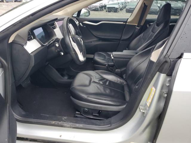 5YJSA1H10EFP55828 - 2014 TESLA MODEL S SILVER photo 7