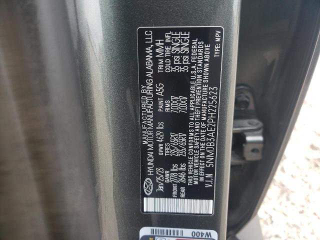 5NMJB3AE2PH225623 - 2023 HYUNDAI TUCSON SEL GRAY photo 13