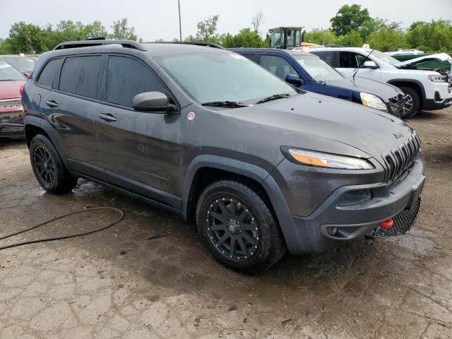 1C4PJMBS6EW237369 - 2014 JEEP CHEROKEE TRAILHAWK GRAY photo 4