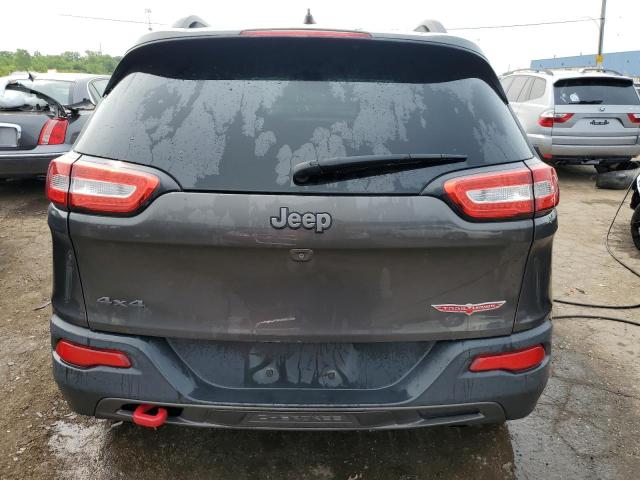 1C4PJMBS6EW237369 - 2014 JEEP CHEROKEE TRAILHAWK GRAY photo 6