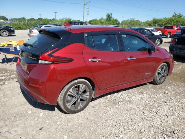 1N4AZ1CP6KC305597 - 2019 NISSAN LEAF S RED photo 3