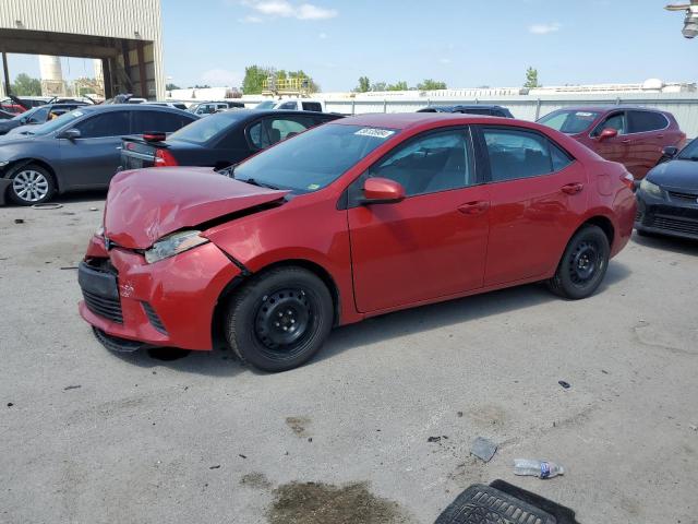 2T1BURHE5EC090860 - 2014 TOYOTA COROLLA L RED photo 1