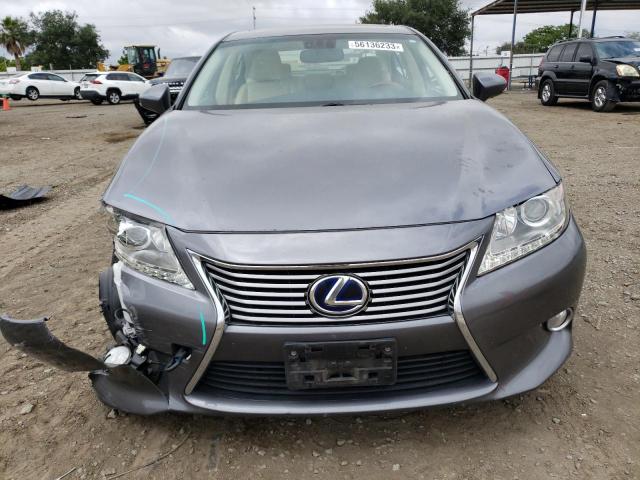 JTHBW1GG8D2023163 - 2013 LEXUS ES 300H GRAY photo 5