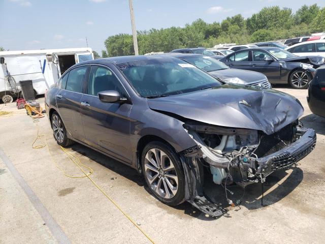 1HGCR2F59DA213189 - 2013 HONDA ACCORD SPORT GRAY photo 4