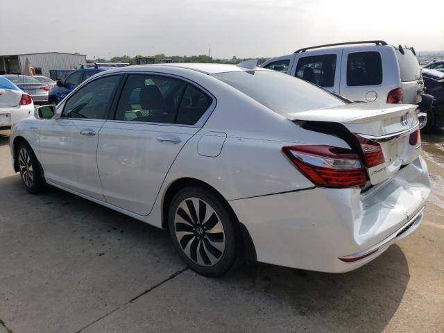 JHMCR6F59HC005411 - 2017 HONDA ACCORD HYBRID EXL WHITE photo 2