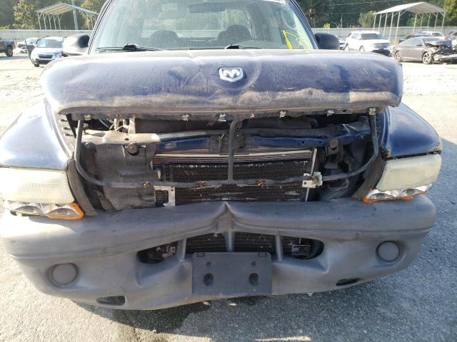 1D7HG38N44S770816 - 2004 DODGE DAKOTA QUAD SPORT BLUE photo 9