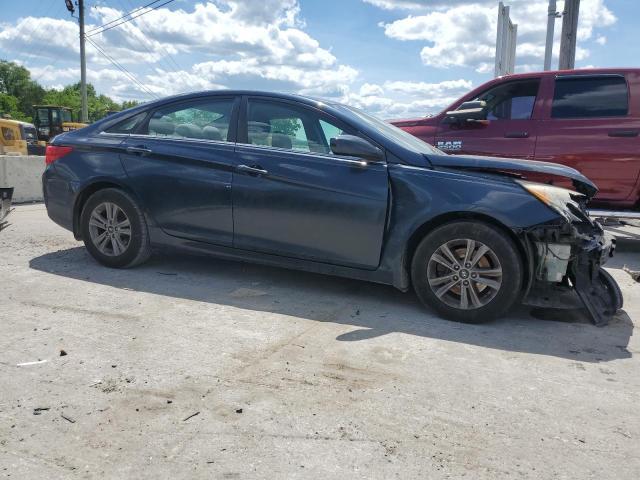 5NPEB4AC4CH499456 - 2012 HYUNDAI SONATA GLS BLUE photo 4