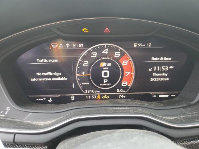 WAUY4GF56KN009114 - 2019 AUDI S5 PREMIUM PLUS ნაცრისფერი ფოტო 9