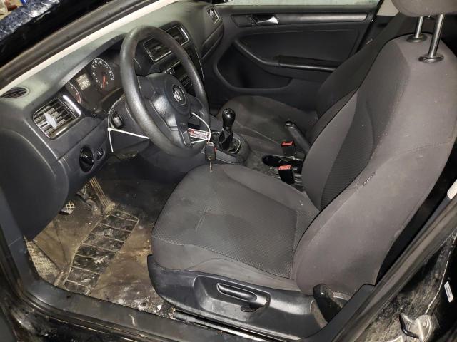 3VW1K7AJ9DM254837 - 2013 VOLKSWAGEN JETTA BASE Schwarz Foto 7