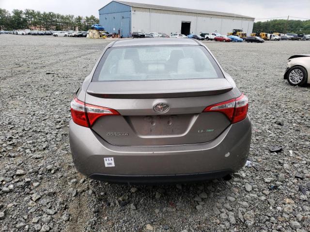 2T1BPRHE1EC161785 - 2014 TOYOTA COROLLA ECO GRAY photo 6