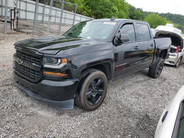 3GCUKPEC3JG465537 - 2018 CHEVROLET SILVERADO K1500 CUSTOM BLACK photo 1