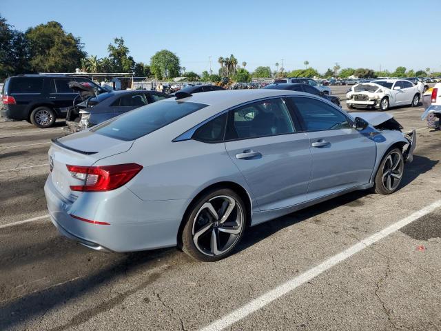 1HGCV3F25NA047892 - 2022 HONDA ACCORD HYBRID SPORT GRAY photo 3