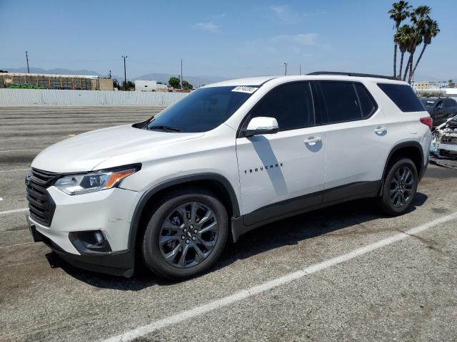 1GNERJKW9MJ229948 - 2021 CHEVROLET TRAVERSE RS WHITE photo 1