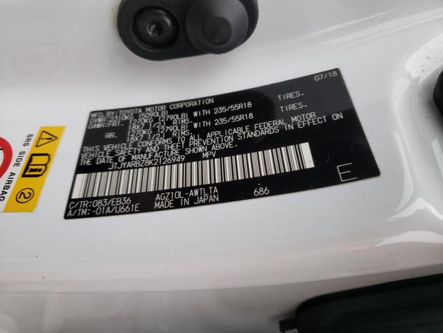 JTJYARBZ8K2126949 - 2019 LEXUS NX 300 BASE Ağ foto 13