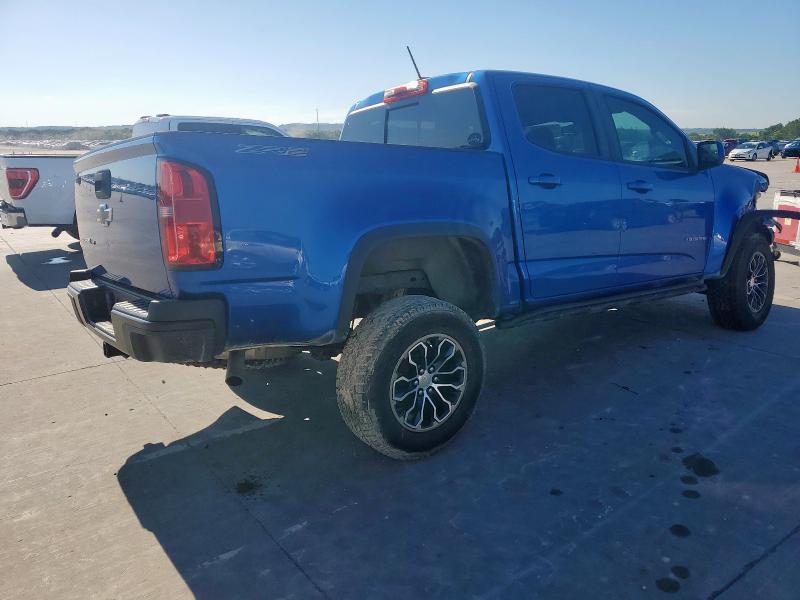 1GCGTEEN6L1104160 - 2020 CHEVROLET COLORADO ZR2 BLUE photo 3