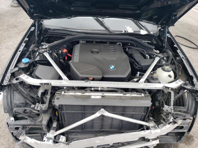 5UXTY3C02M9F16477 - 2021 BMW X3 SDRIVE30I Schwarz Foto 12