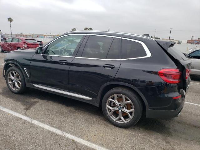 5UXTY3C02M9F16477 - 2021 BMW X3 SDRIVE30I Schwarz Foto 2