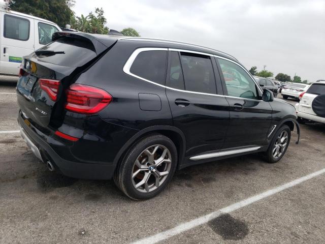 5UXTY3C02M9F16477 - 2021 BMW X3 SDRIVE30I Schwarz Foto 3
