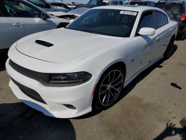 2C3CDXGJXGH248999 - 2016 DODGE CHARGER R/T SCAT PACK WHITE photo 1