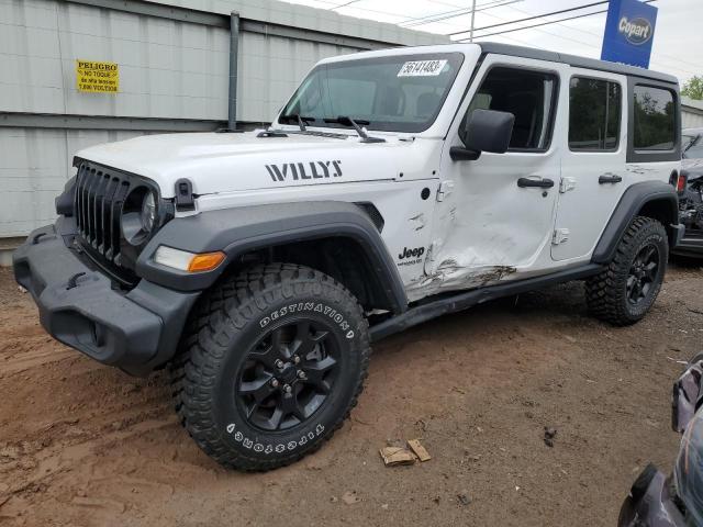 1C4HJXDG1LW179215 - 2020 JEEP WRANGLER SPORT WHITE photo 1