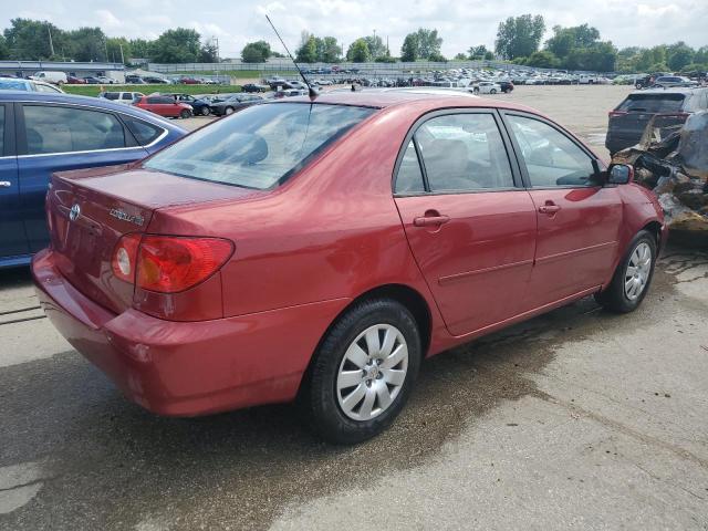 JTDBR32E330044118 - 2003 TOYOTA COROLLA CE RED photo 3