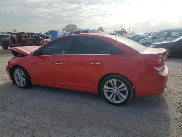 1G1PG5SB2F7147466 - 2015 CHEVROLET CRUZE LTZ RED photo 2