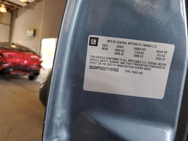 2G2WP552271107602 - 2007 PONTIAC GRAND PRIX 灰色 照片 12